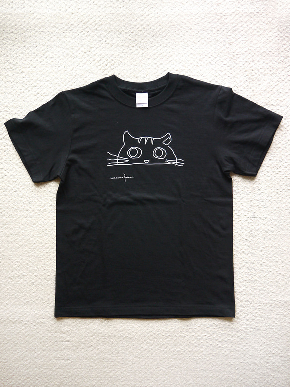 シンプル　にゃんこ　Tシャツ　ねこ　猫 2枚目の画像