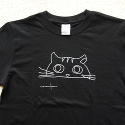 シンプル　にゃんこ　Tシャツ　ねこ　猫 4枚目の画像