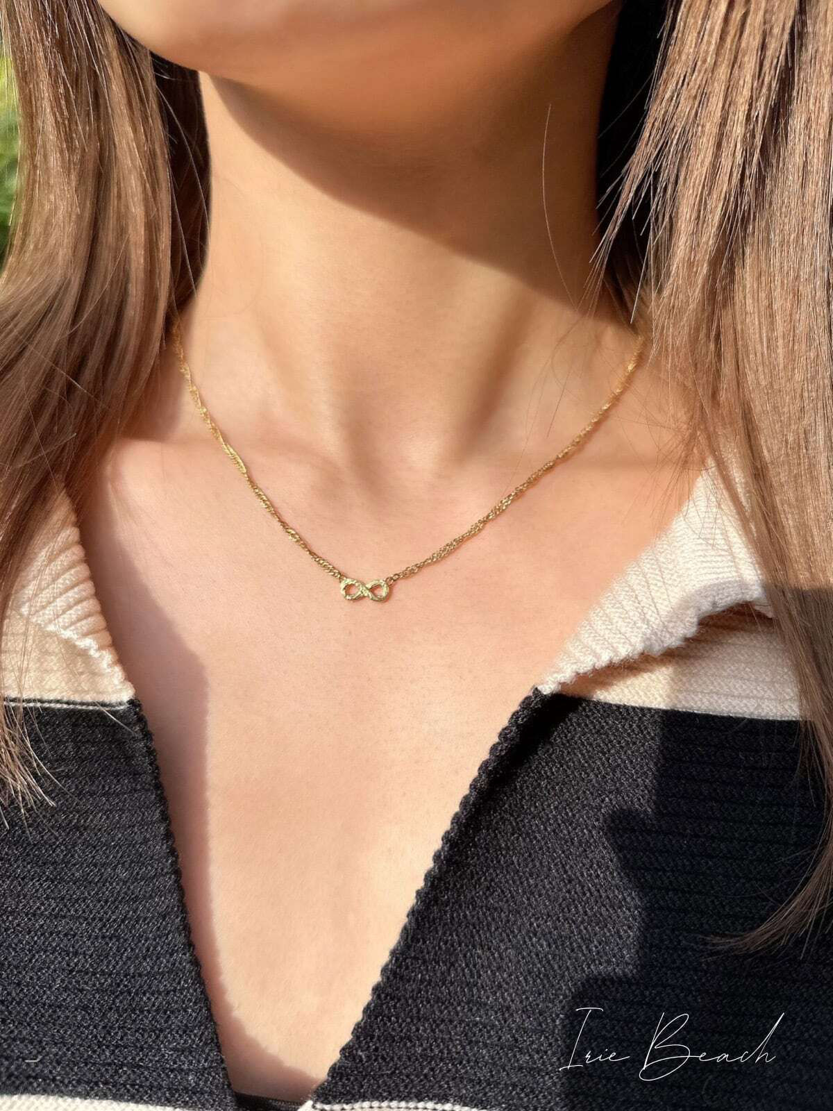 MINI INFINITY necklace 【ハワイアンジュエリー】【金属アレルギー対応】つけっぱなしOK