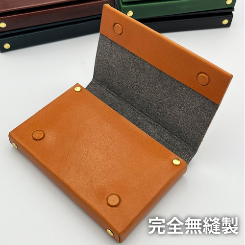 SALE】無縫製で最小サイズ、取り出しやすいポップアップ名刺入れ