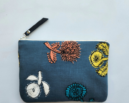 ラスト！/長財布対応ショルダーをring flowerで/ミナペルホネン ラスト！/長財布対応ショルダーをring flowerで/ミナペルホネン