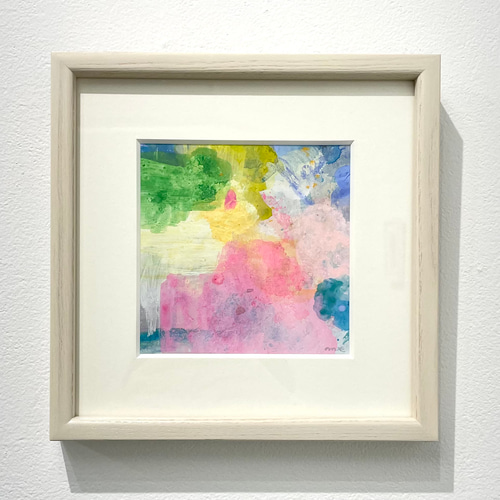 絵画　ANNA．Ｋ　季節の色 Amazon｜抽象絵画 アートパネル アートフレーム 花と季節の木の