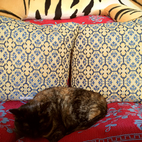 鹿 トナカイ クッションカバー X'mas クッションカバー フランス製