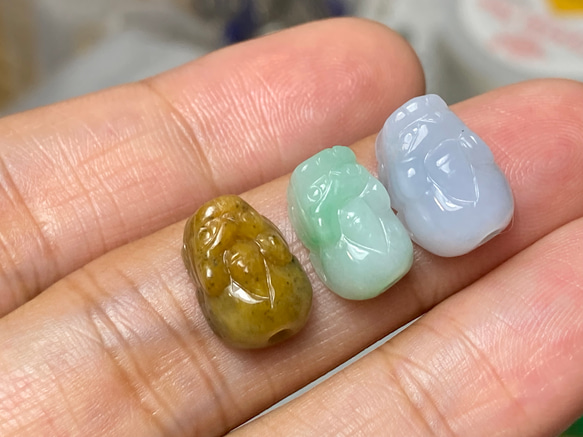 本翡翠ネックレス 貔貅 薄い緑 ミャンマー産 【公式通販】