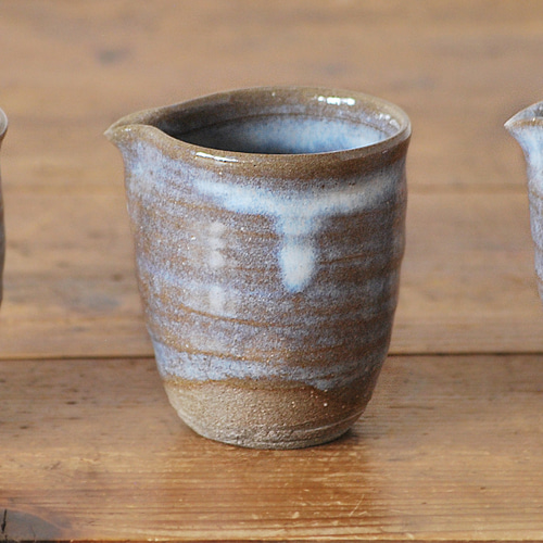 斜里窯 酒器揃い　灰被り徳利 ぐい飲み 斜里窯 酒器揃い 灰被り徳利 ぐい飲み