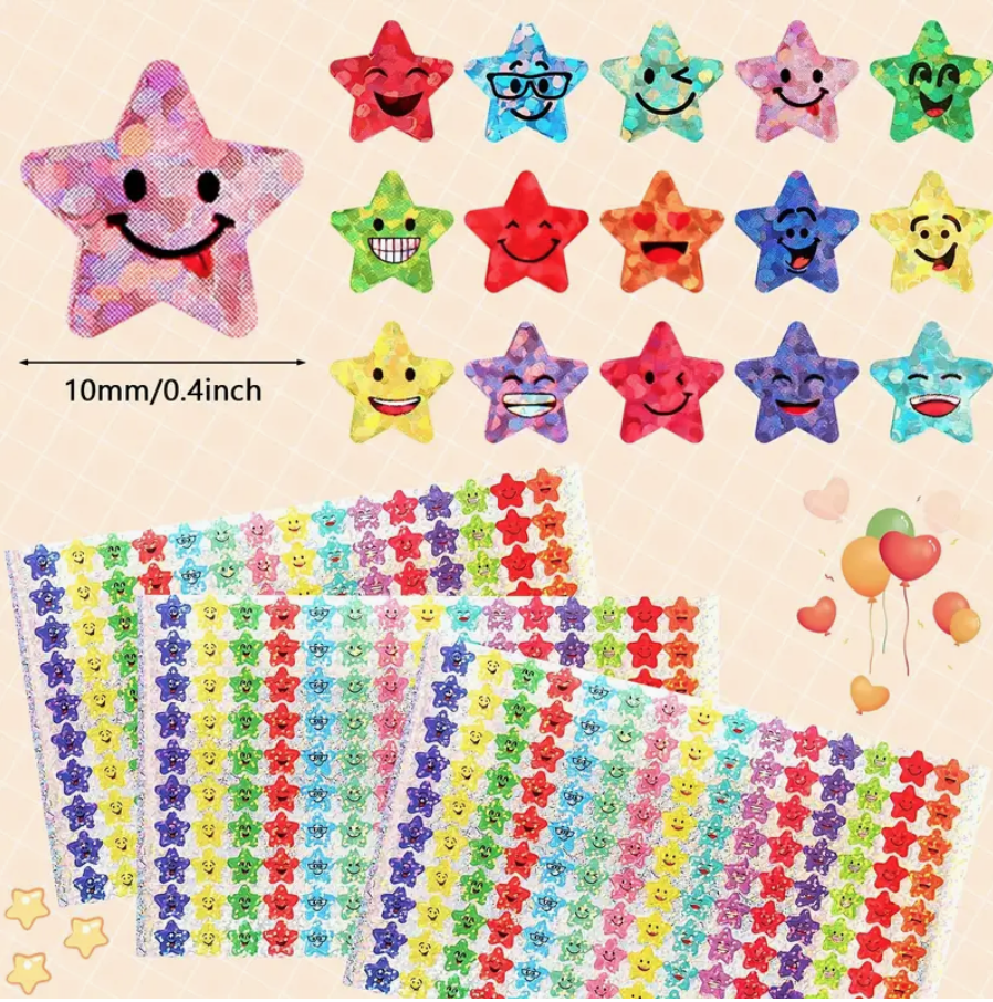 1枚110円【オーダーページ②】キラキラシール★ キラキラ・ホログラムなシールシート(シルバー)3枚入【mc