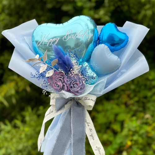 お菓子ブーケ　バルーンブーケ　誕生日　発表会　結婚式　花束　推し　フラスタ お菓子ブーケ バルーンブーケ 誕生日 発表会 結婚式 花束 卒業