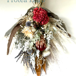 H約45cm◇ハロウィンスワッグ◇ソラナムパンプキン オレンジ