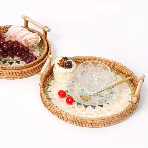 貝殻のトレー シェルプレート ハワイアン食器 クリアの器 サラダ