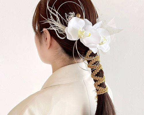 成人式 結婚式 卒業式 髪飾り 前撮りヘッドパーツ ヘアアクセサリー