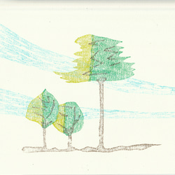 小さな額絵・風/913 2枚目の画像