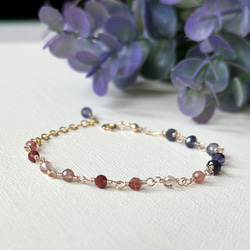 マルモ◆ラフカット✧インカローズ×淡水パールアシンメトリーピアス マルモ様専用◇ラフカット✧インカローズ×淡水パール