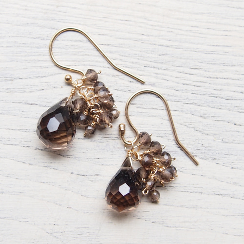 夕闇Ⅰ（ピアス（14kgf）／イヤリング） ピアス（フック・チェーン 