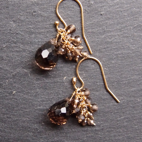 夕闇Ⅰ（ピアス（14kgf）／イヤリング） ピアス（フック・チェーン 
