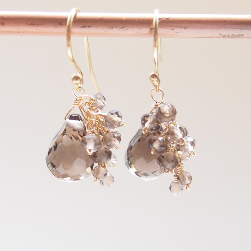 夕闇Ⅰ（ピアス（14kgf）／イヤリング） ピアス（フック・チェーン 