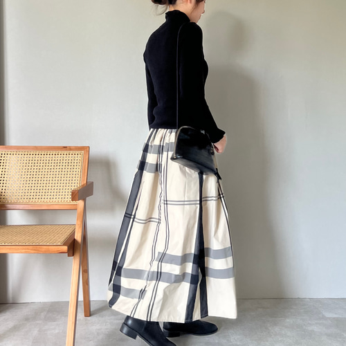 再販】送0大人可愛いチェック柄のたっぷりタフタ【チェックタフタ