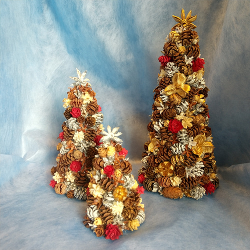 一点物 かわいいクリスマス♥ 木の実のクリスマスツリー Sサイズ