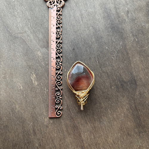 激レア！！レッドアンフィボールインクォーツ☆ワイヤーアート