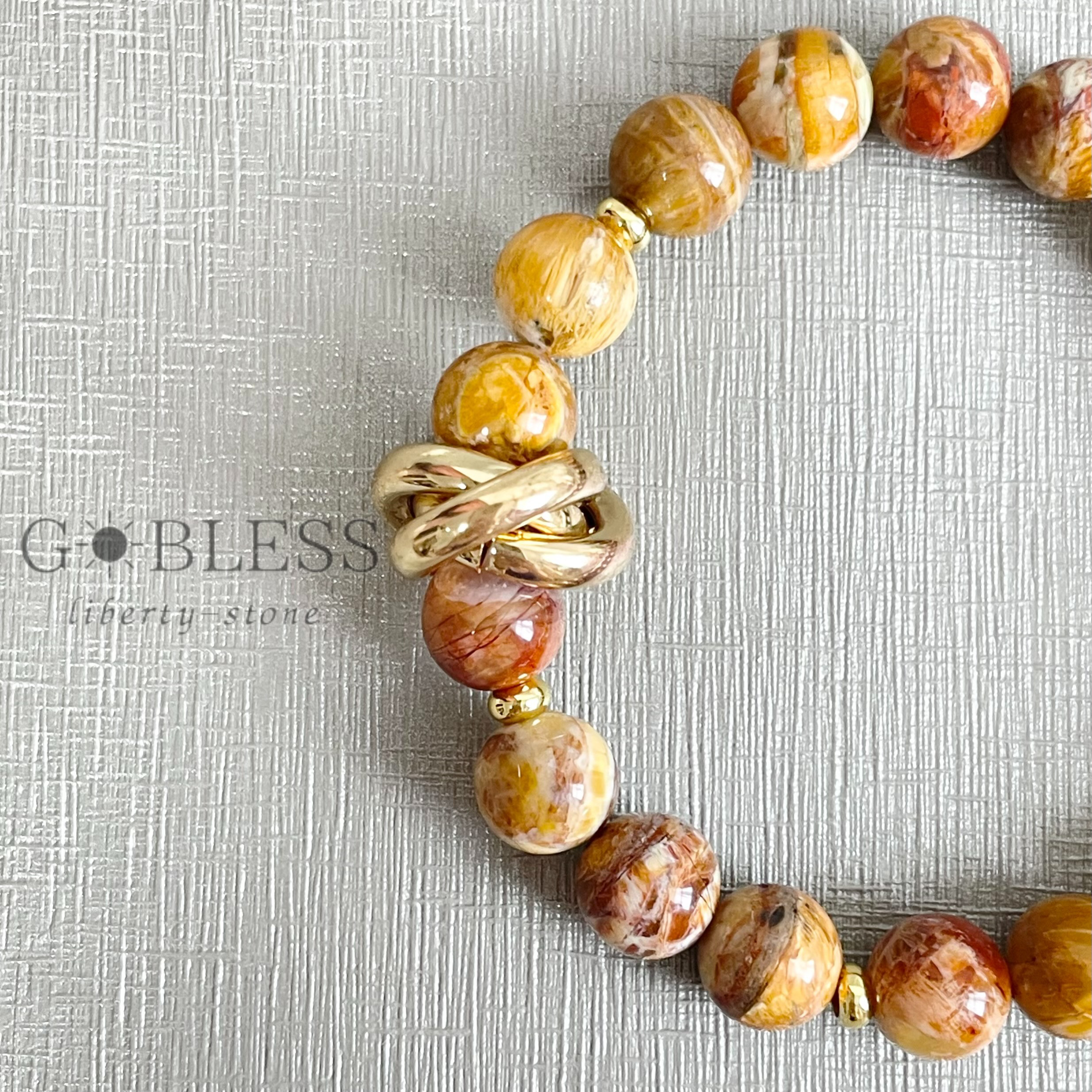 再販【数量限定】215.  大人の品格  ／ ブランデーオパール ／ ブレスレット