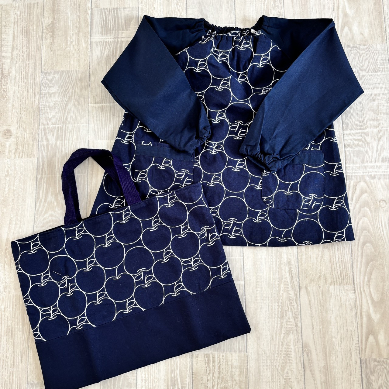 型紙  オーダーメイド 幼稚園 小学校手提げ 給食着る スモッグ スモック 型紙 オーダーメイド 幼稚園 小学校手提げ 給食着る スモッグ