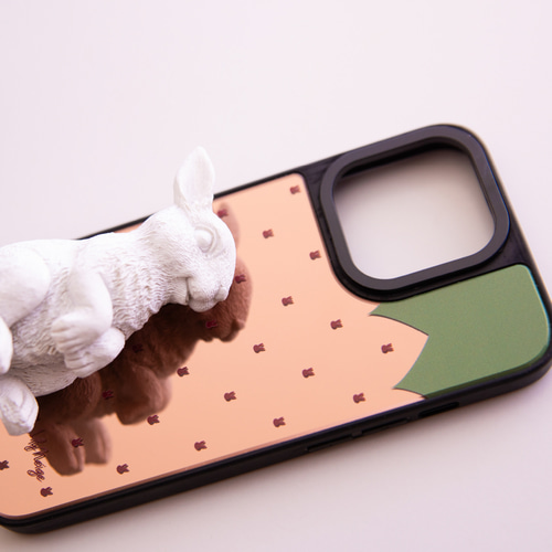 iPhone17 CASETIFY ストロベリー うさぎ バニー ミラーケース iPhone17 CASETIFY ストロベリー うさぎ バニー ミラーケース