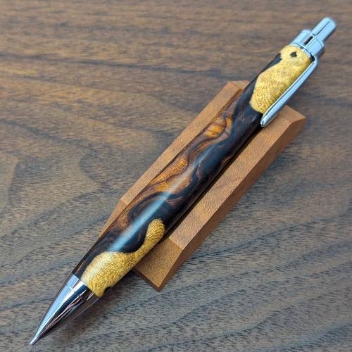 新作】デザートアイアンウッド瘤杢 シャープペンシル No.695 ペン