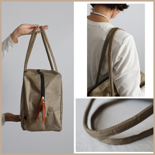 350 帯リメイク 飛び立つ鶴のミニボストンバッグ 350 帯リメイク