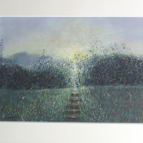 朝の優しい光 （ﾊﾟｽﾃﾙ画 原画 額縁付き） 絵画 takiyo 通販｜Creema 