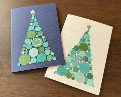 CH-20】 手作りクリスマスカード | Christmas Tree メッセージカード