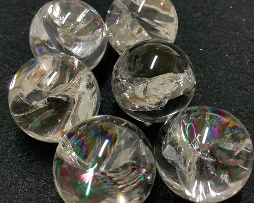 数量限定☆極上ハイグレード！ ヒーリングストーン 天然石 虹入り