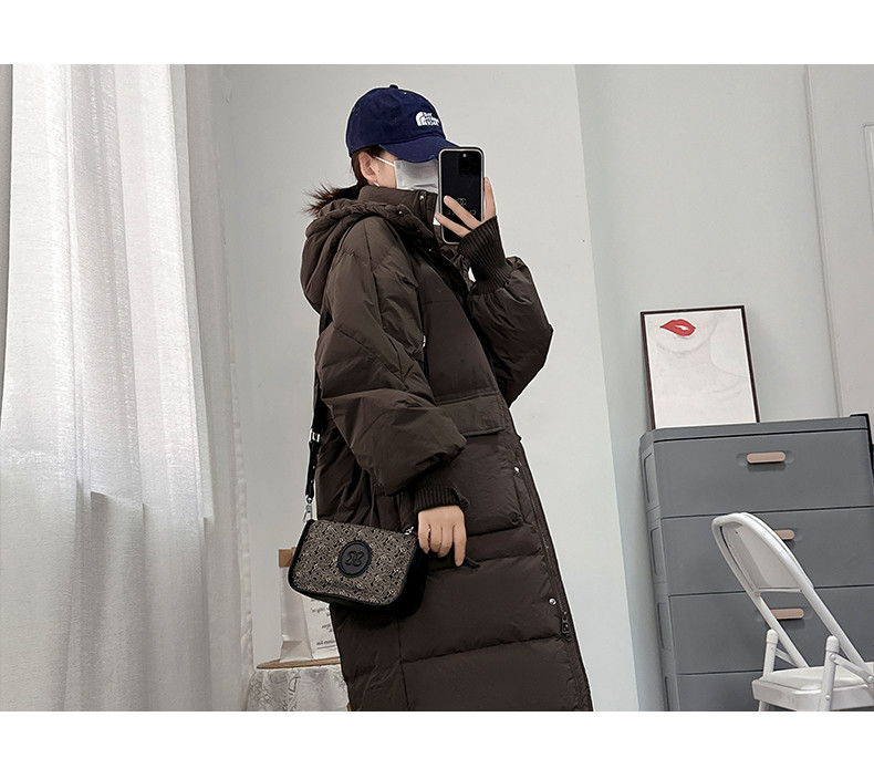 妊婦用ダウン綿入れ冬服妊娠後期冬コートプラスダウン厚手綿入れゆったりミディアム保温綿入れ