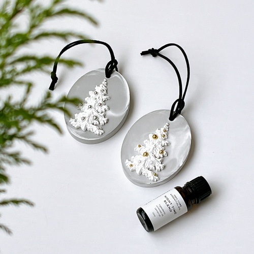 クリスマスツリー アロマストーン オーナメント クリスマス サシェ