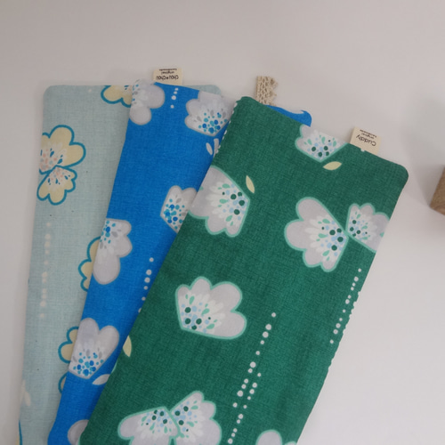 NINA*花*やわらかガーゼハンカチ*3枚セット ハンカチ・手ぬぐい oab789  