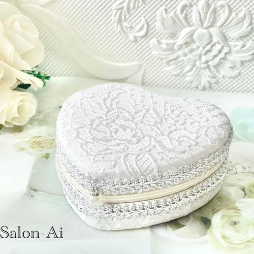 ハート型ジュエリーケース 大人上品♡携帯アクセサリーケース