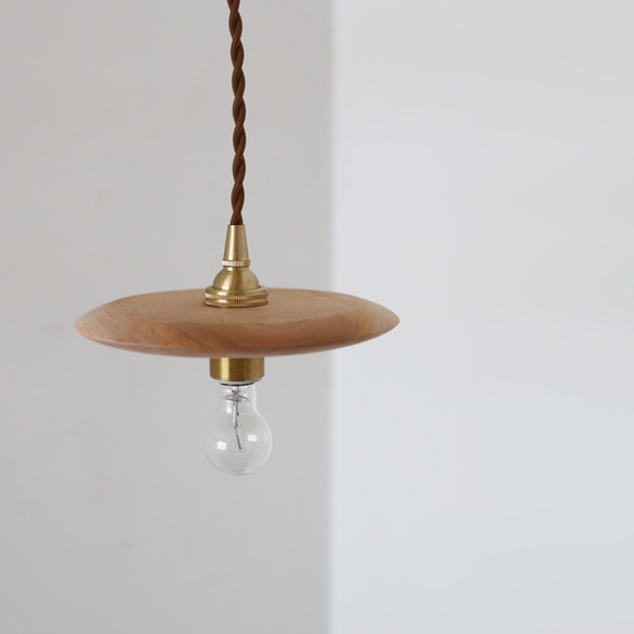 木製ペンダントライト ペンダントライト 木製セード ダークブラウン 電球別売｜LT-YE26-DB 06