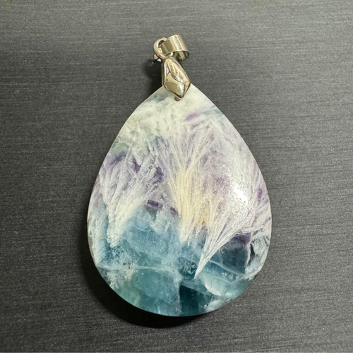 ブルー エンジェルフェザーインフローライト ペントップ シルバー925