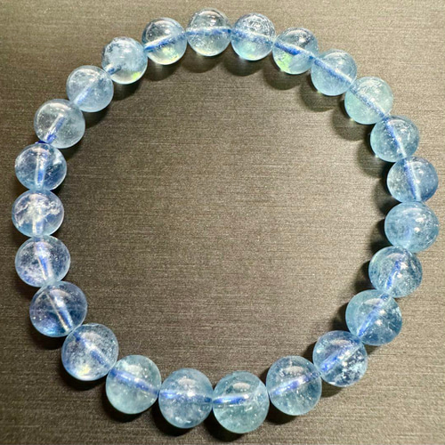 ハイクオリティ　ディープアクアマリン　ブレスレット　天然石　パワーストーン 美麗】ディープアクアマリン ブレスレット | Natural Stones