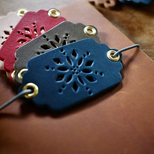 リニューアル:新色追加！カッティング手帳バンドタグ チャーム