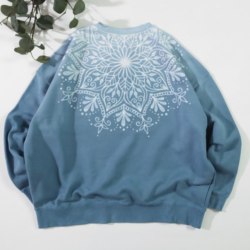 GLOBE パターン長袖トレーナー 80年代 USA製 Harley-Davidson ハーレーダビッドソン イーグル