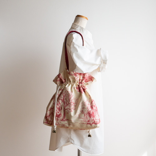 Toile de Jouyキャンバスエコミニトートバッグ Toile de Jouyキャンバスエコミニトートバッグ ミニトートバッグ