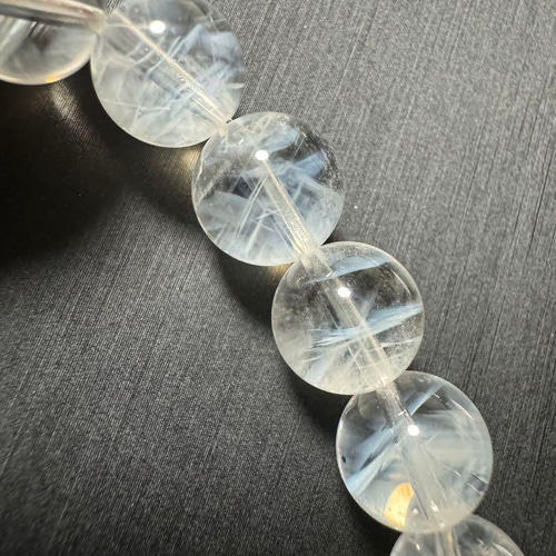 ブルーエンジェルラダークォーツ 10mm 鑑別書付 ブレスレット