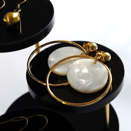 ピアススタンド アクセサリースタンド ディスプレイ 真鍮 シンプル