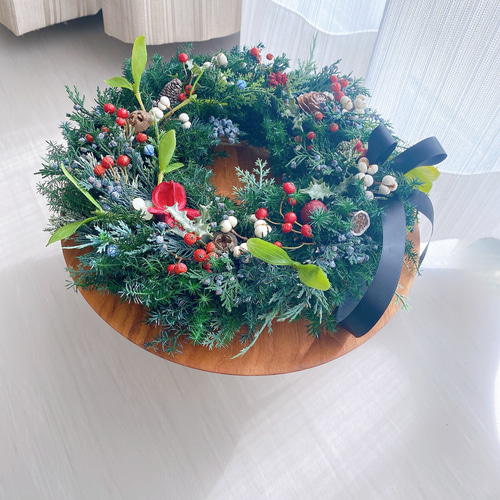 クリスマス宿り木リース fcbfbca077d66b4ef9e41c8e24ff6b