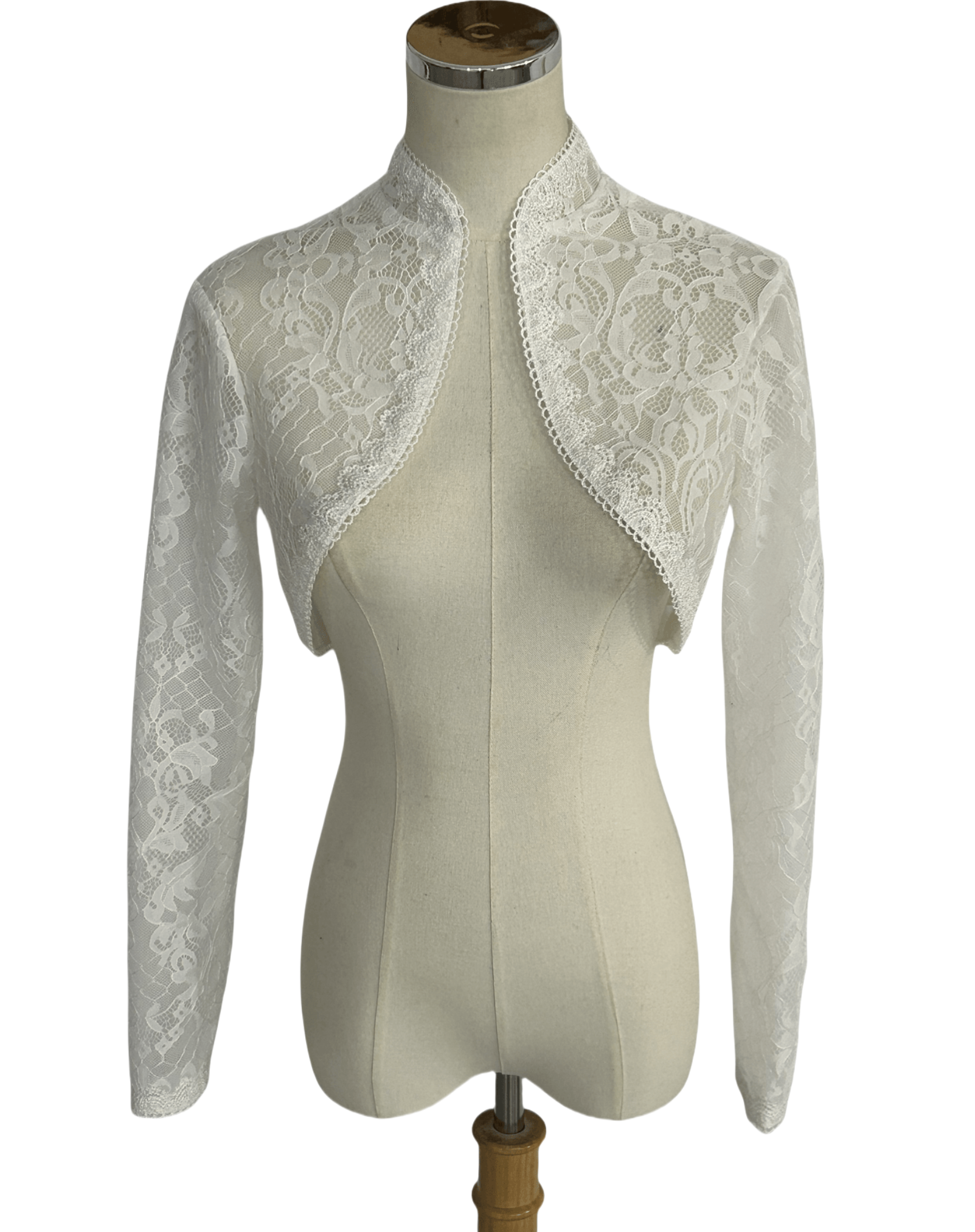 ウエディングドレス 長袖　 レース ボレロ トップスのみ 結婚式/披露宴