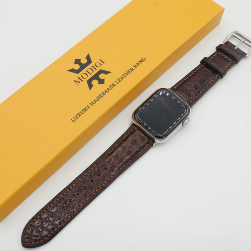 MODIGI Apple Watch レザー ベルト クロコダイルレザーバンド MODIGI アップルウォッチレザーベルト本革45mm 44mm 49mm 46mm 高級