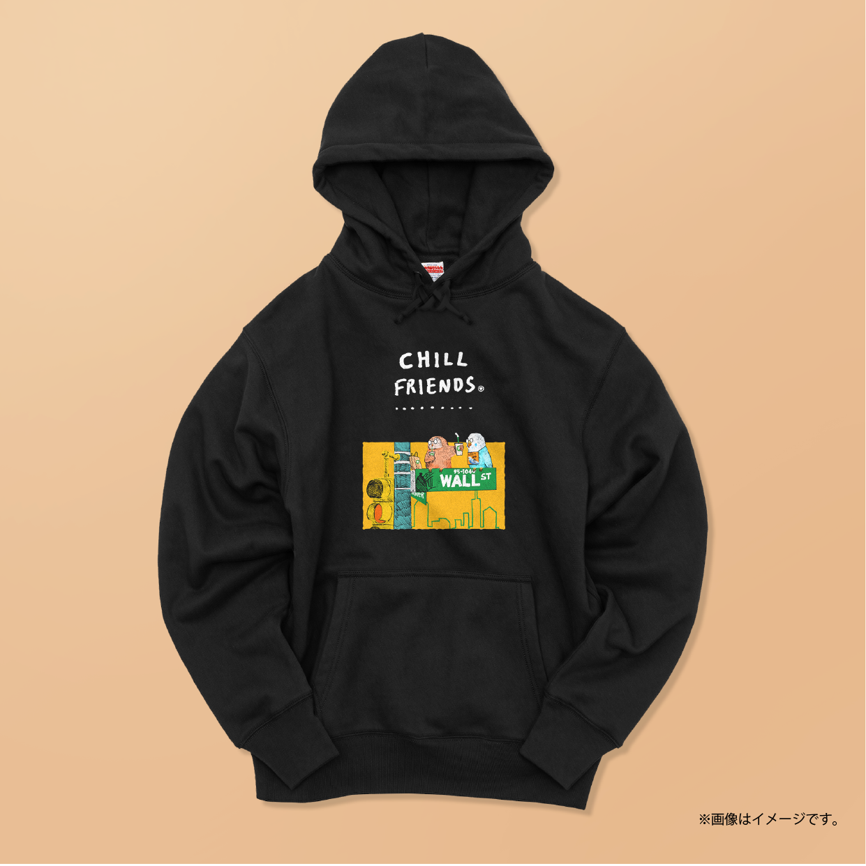 チルぬい  チェックのフードが可愛い　ジャンパー チルぬいチェックフードが可愛いジャンパー