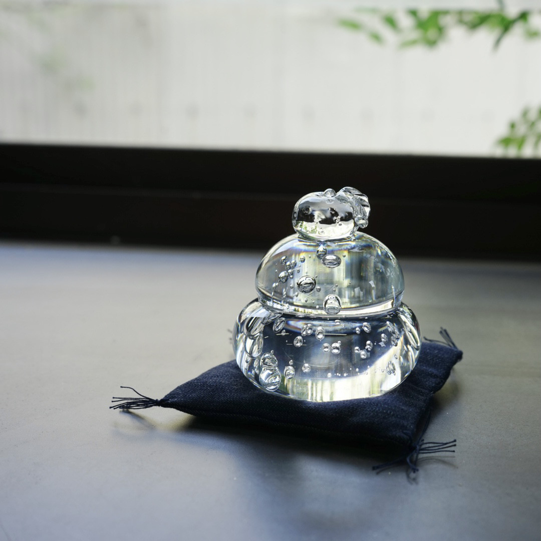 ガラスのかがみもち クリアタイプ