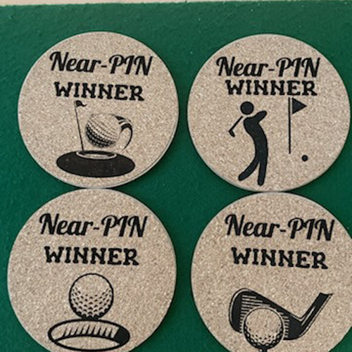 ゴルフ コンペ景品 セット コンペ名 日時刻印します。優勝カップ