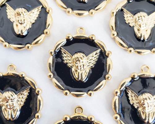 1個 天使 エンジェル 18KGP 本金メッキ クリスマス ニッケルフリー