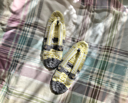 布ぞうり【全長26cm】(PN:240901) indoor cloth sandals /length